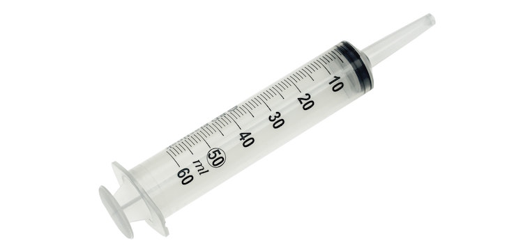 Plastic syringes for Pets First Aid