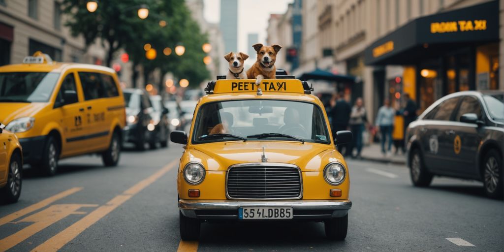 Pet taxi in Malaysia with happy pets